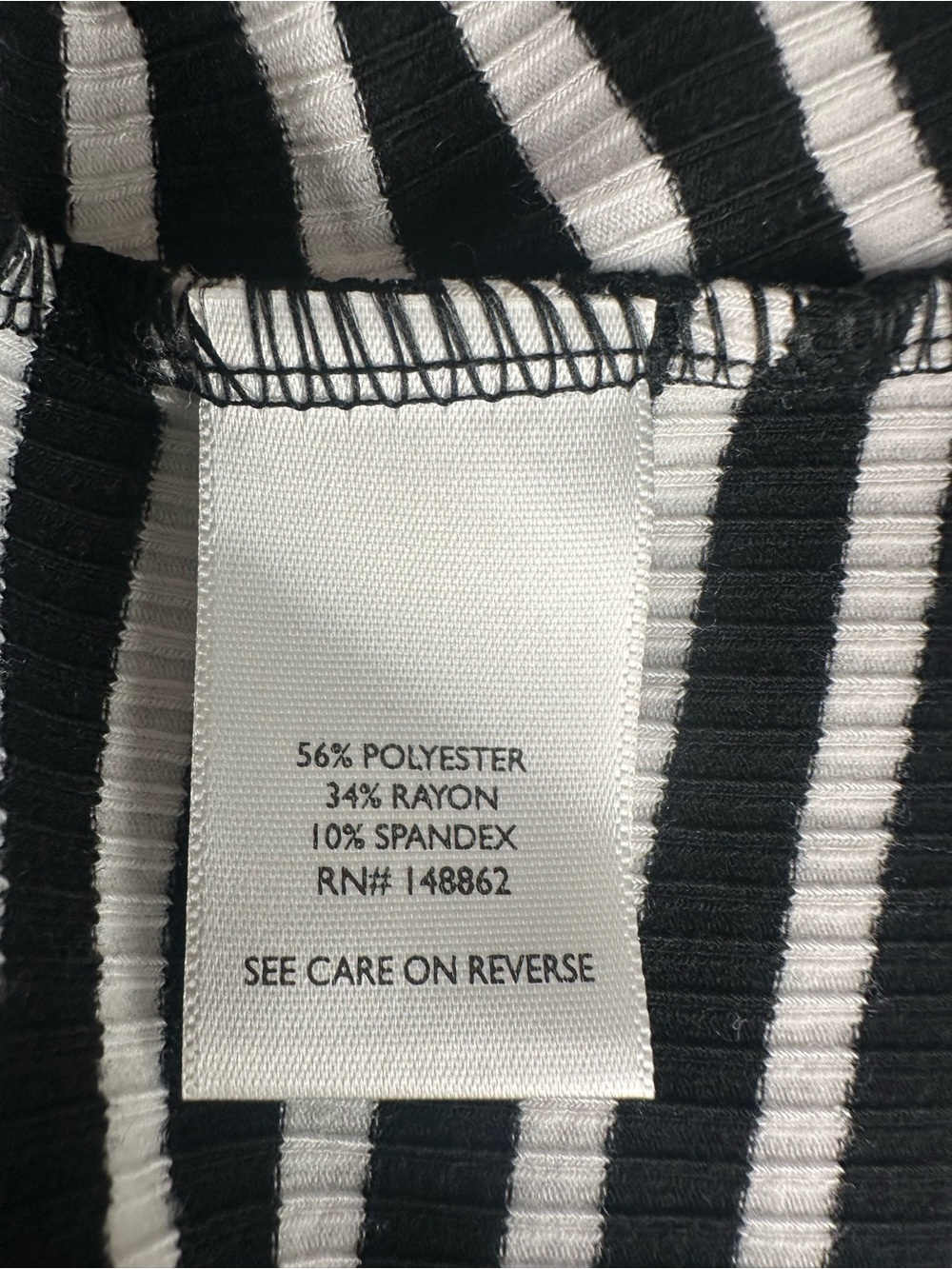 5X Plus Size Torrid Black White Striped Tank Top Lace Up Ruched Tie Rib Knit - Picture 9 of 10